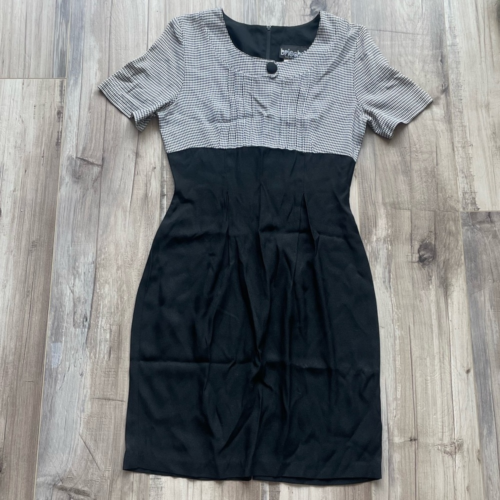 VINTAGE Brioche California Midi Pencil Dress